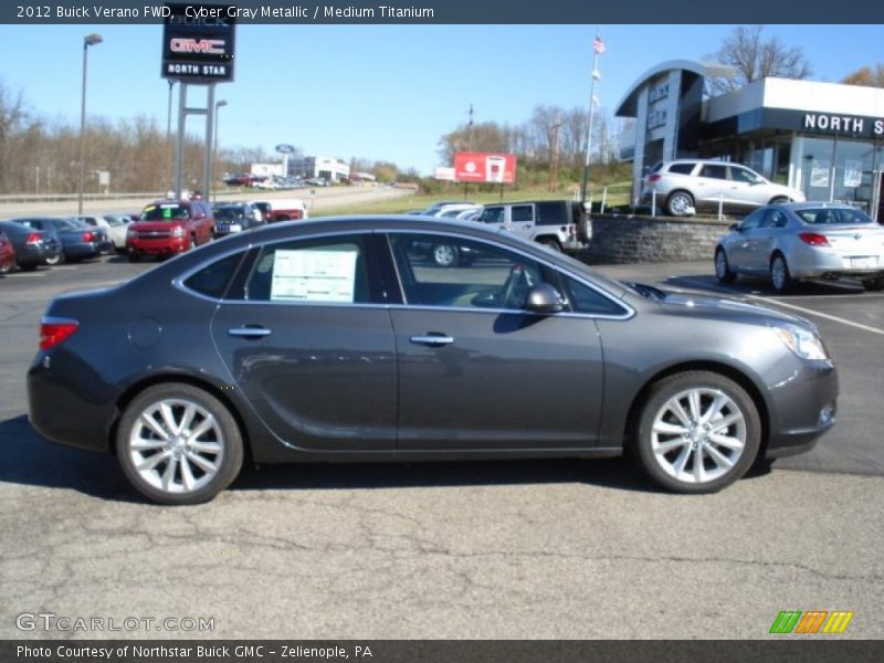 Cyber Gray Metallic / Medium Titanium 2012 Buick Verano FWD