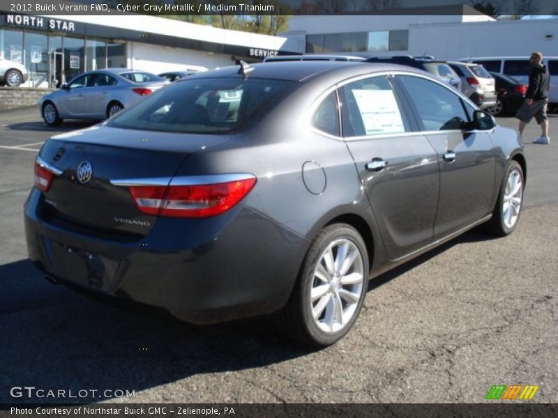 Cyber Gray Metallic / Medium Titanium 2012 Buick Verano FWD