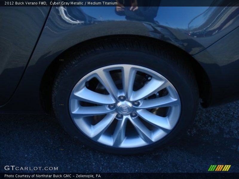 Cyber Gray Metallic / Medium Titanium 2012 Buick Verano FWD