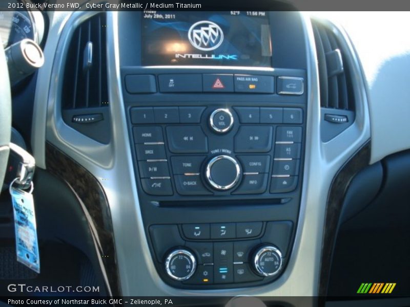 Cyber Gray Metallic / Medium Titanium 2012 Buick Verano FWD