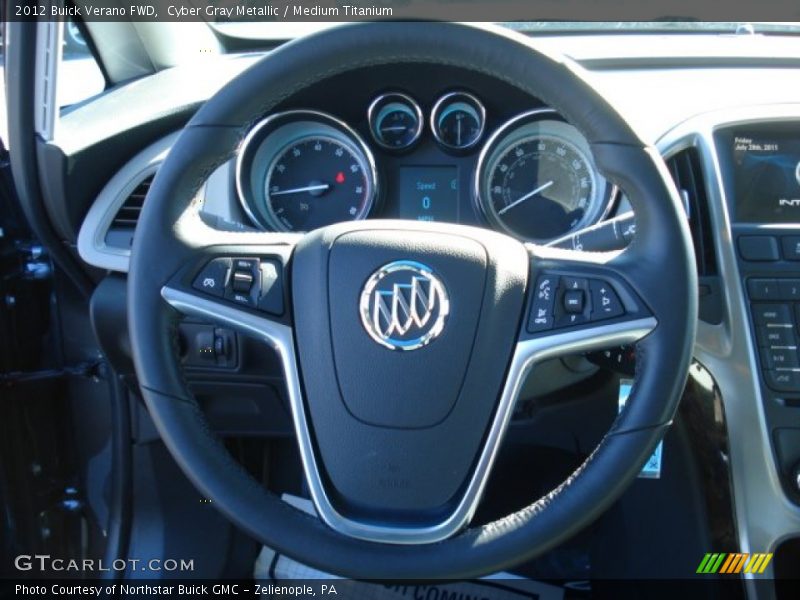 Cyber Gray Metallic / Medium Titanium 2012 Buick Verano FWD
