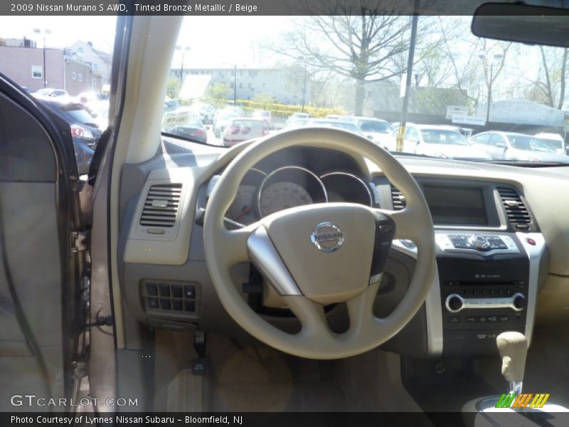 Tinted Bronze Metallic / Beige 2009 Nissan Murano S AWD