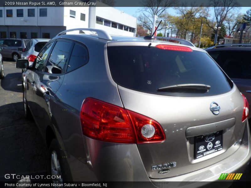 Gotham Gray / Gray 2009 Nissan Rogue SL AWD