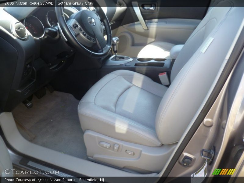 Gotham Gray / Gray 2009 Nissan Rogue SL AWD