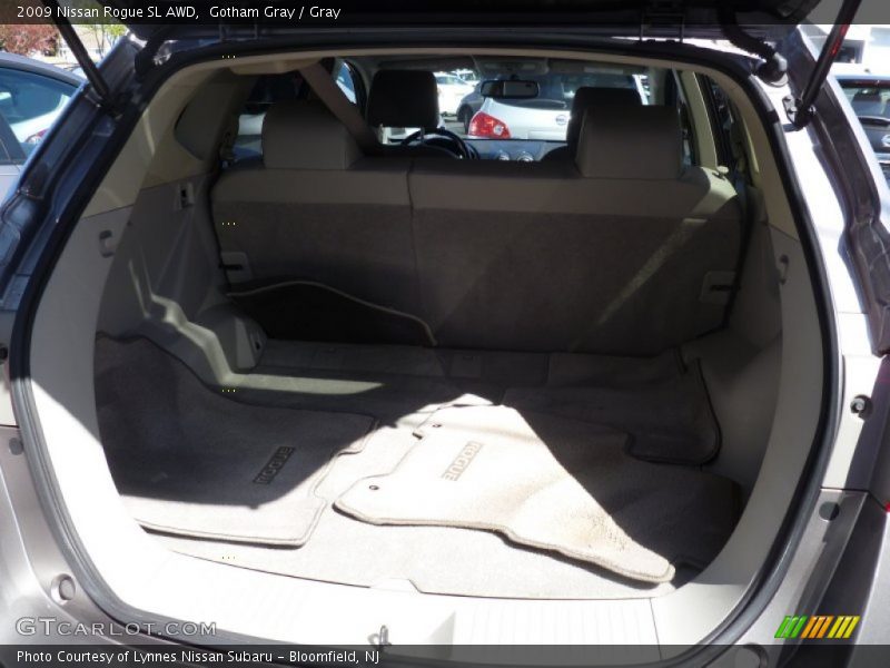 Gotham Gray / Gray 2009 Nissan Rogue SL AWD