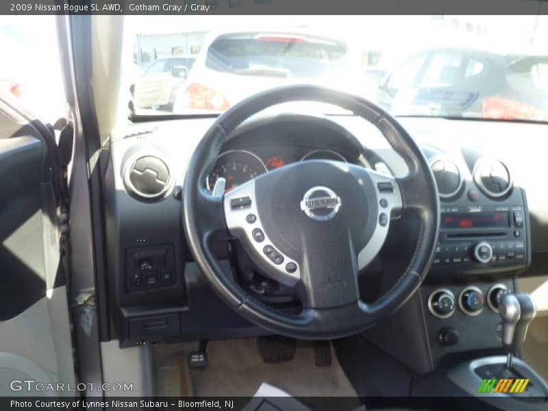 Gotham Gray / Gray 2009 Nissan Rogue SL AWD