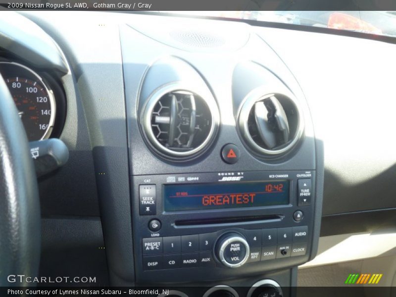 Gotham Gray / Gray 2009 Nissan Rogue SL AWD