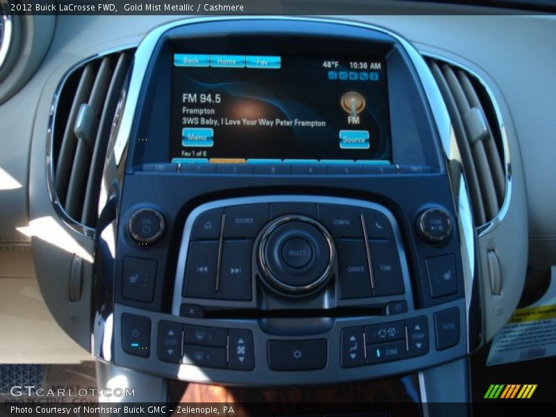 Gold Mist Metallic / Cashmere 2012 Buick LaCrosse FWD