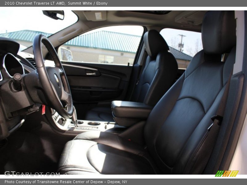 Summit White / Ebony 2010 Chevrolet Traverse LT AWD