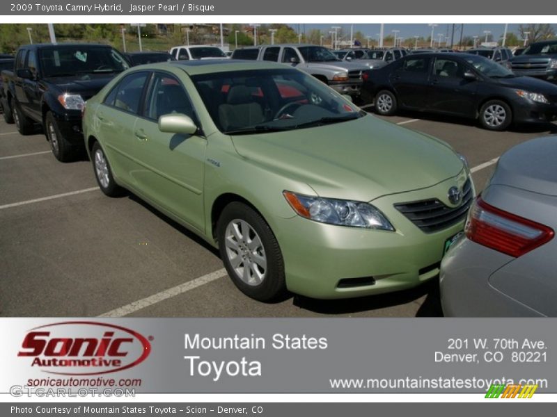 Jasper Pearl / Bisque 2009 Toyota Camry Hybrid