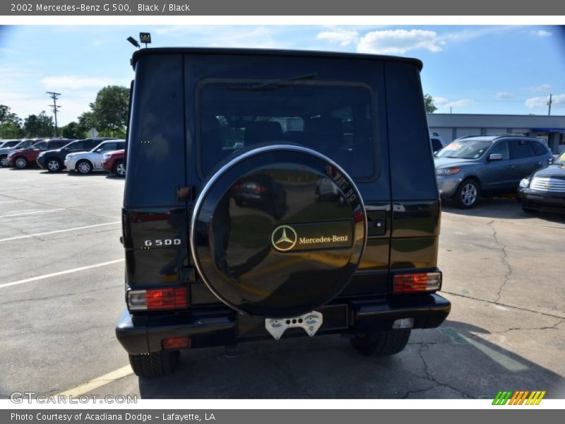 Black / Black 2002 Mercedes-Benz G 500