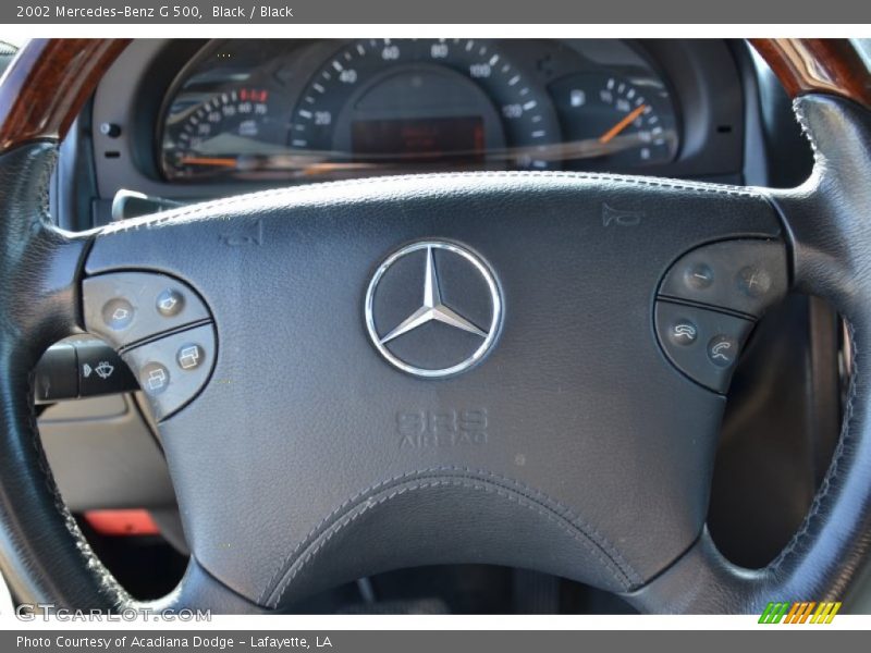Black / Black 2002 Mercedes-Benz G 500