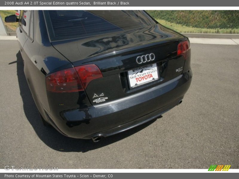 Brilliant Black / Black 2008 Audi A4 2.0T Special Edition quattro Sedan