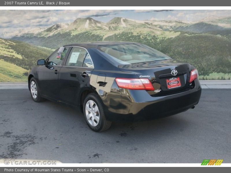 Black / Bisque 2007 Toyota Camry LE