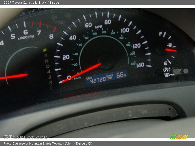 Black / Bisque 2007 Toyota Camry LE