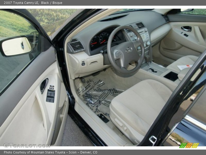 Black / Bisque 2007 Toyota Camry LE