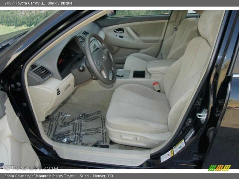 Black / Bisque 2007 Toyota Camry LE