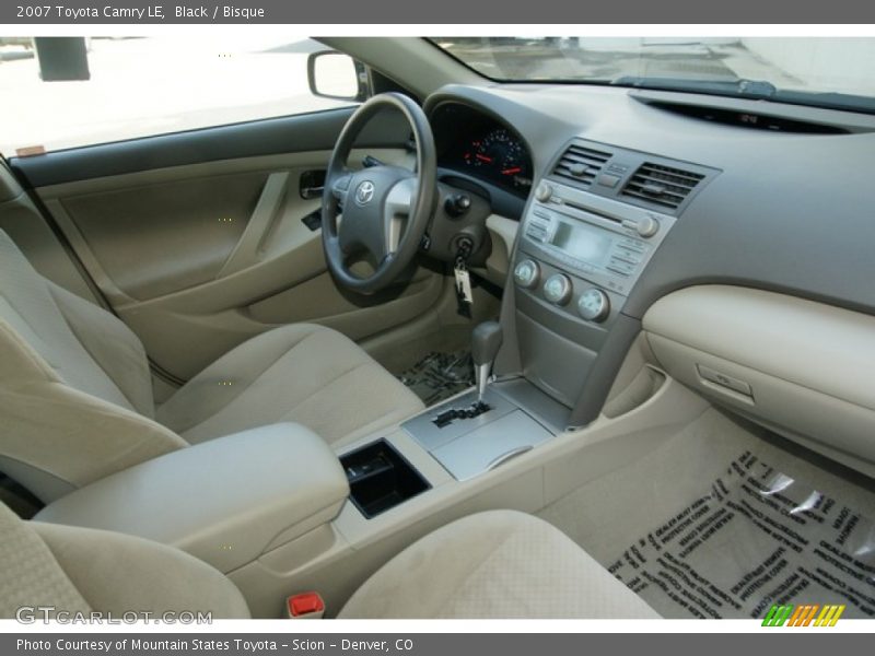 Black / Bisque 2007 Toyota Camry LE