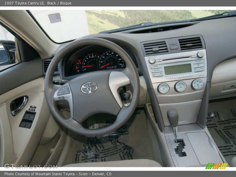 Black / Bisque 2007 Toyota Camry LE