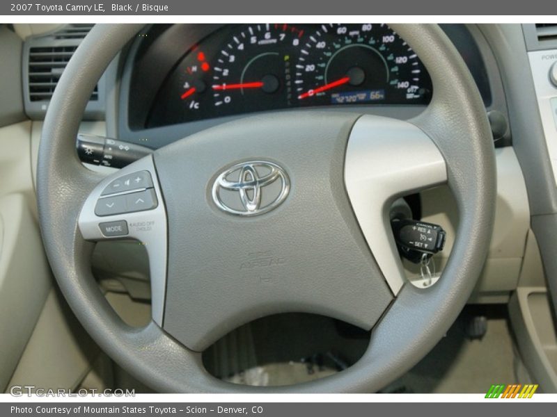 Black / Bisque 2007 Toyota Camry LE