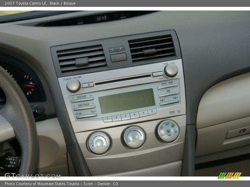Black / Bisque 2007 Toyota Camry LE