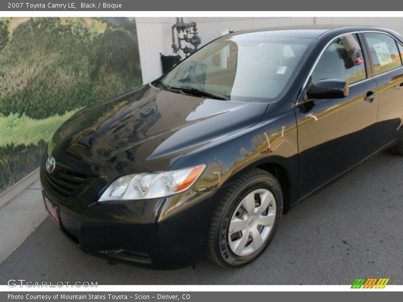 Black / Bisque 2007 Toyota Camry LE