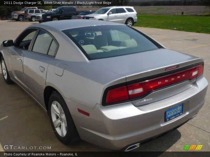 Billett Silver Metallic / Black/Light Frost Beige 2011 Dodge Charger SE