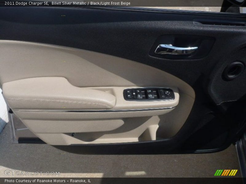 Billett Silver Metallic / Black/Light Frost Beige 2011 Dodge Charger SE