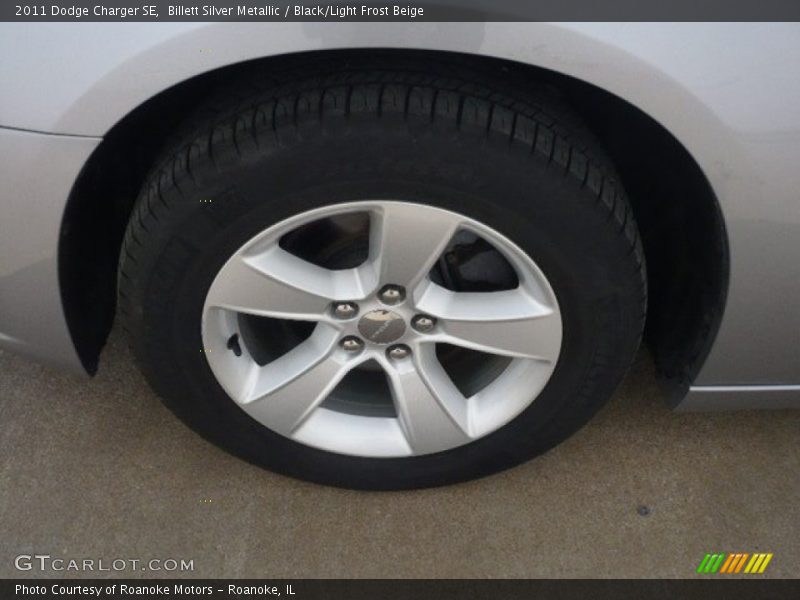 Billett Silver Metallic / Black/Light Frost Beige 2011 Dodge Charger SE