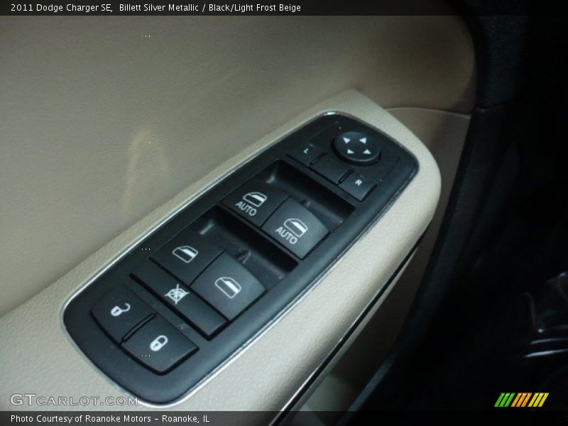 Billett Silver Metallic / Black/Light Frost Beige 2011 Dodge Charger SE