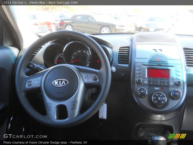 Denim Blue / Black Soul Logo Cloth 2011 Kia Soul +