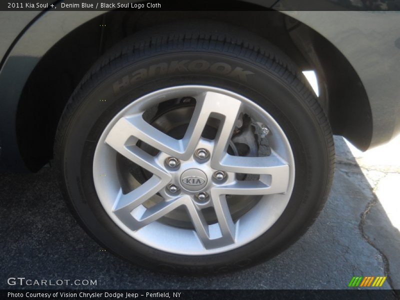 Denim Blue / Black Soul Logo Cloth 2011 Kia Soul +