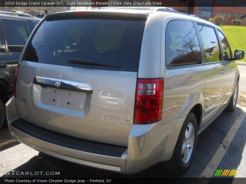 Light Sandstone Metallic / Dark Slate Gray/Light Shale 2009 Dodge Grand Caravan SXT