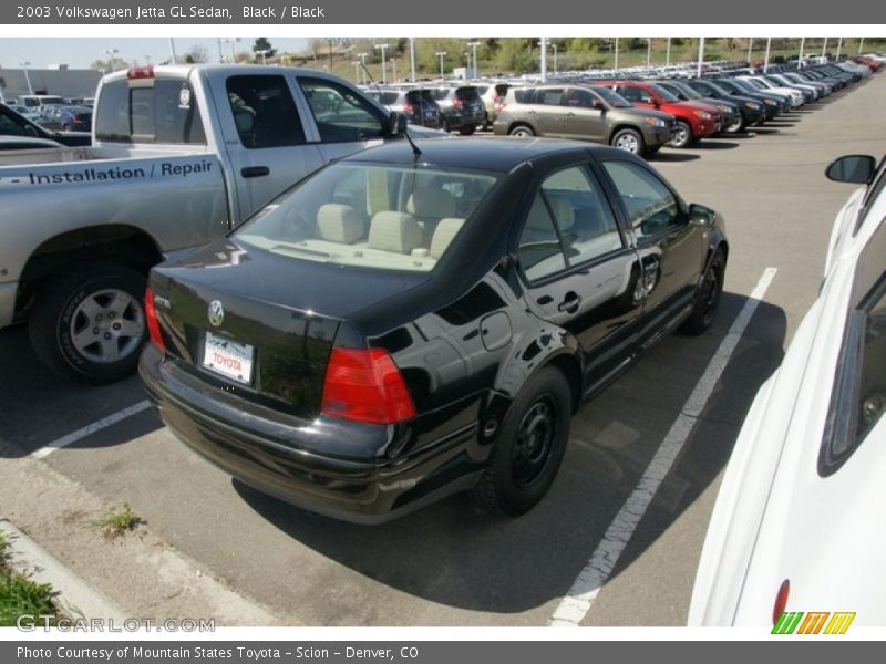 Black / Black 2003 Volkswagen Jetta GL Sedan