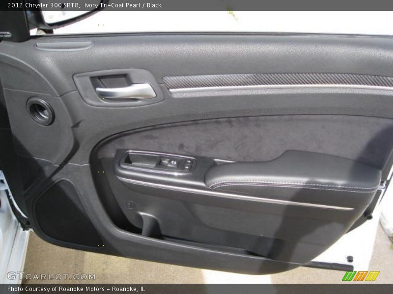 Ivory Tri-Coat Pearl / Black 2012 Chrysler 300 SRT8