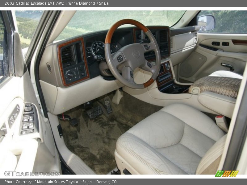 White Diamond / Shale 2003 Cadillac Escalade EXT AWD
