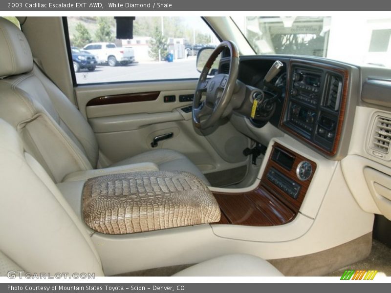 White Diamond / Shale 2003 Cadillac Escalade EXT AWD