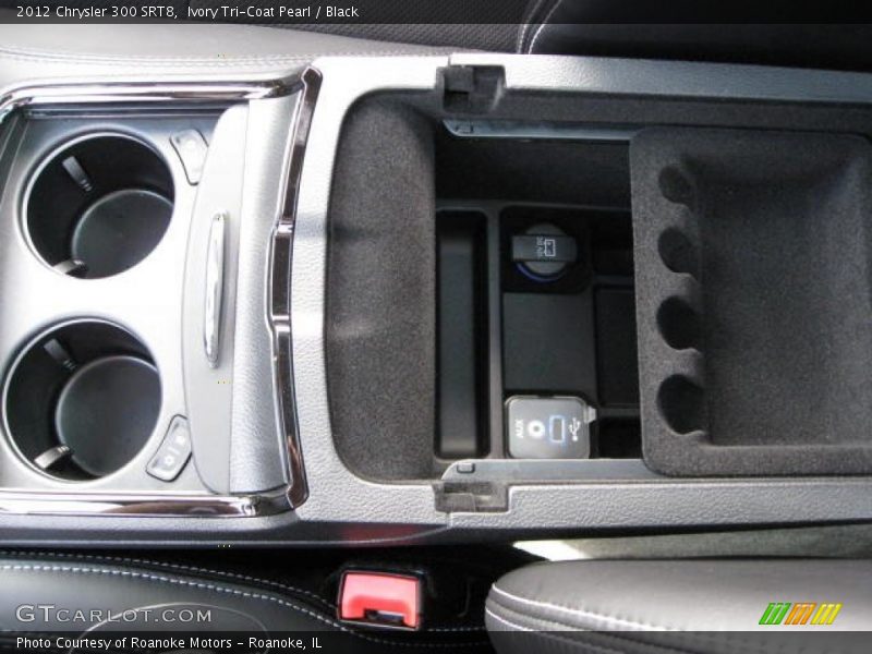 Ivory Tri-Coat Pearl / Black 2012 Chrysler 300 SRT8