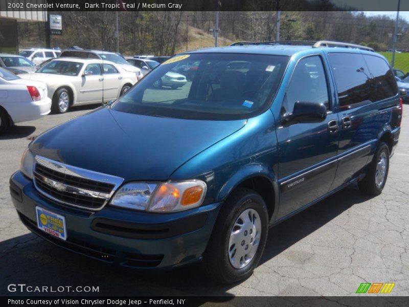 Dark Tropic Teal / Medium Gray 2002 Chevrolet Venture