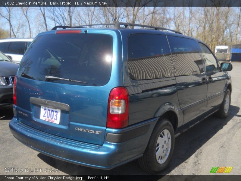 Dark Tropic Teal / Medium Gray 2002 Chevrolet Venture