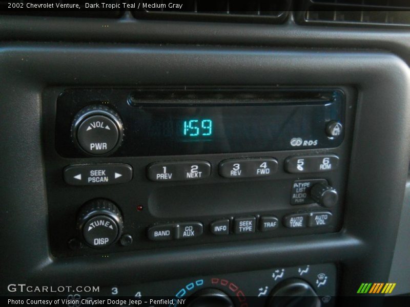 Dark Tropic Teal / Medium Gray 2002 Chevrolet Venture