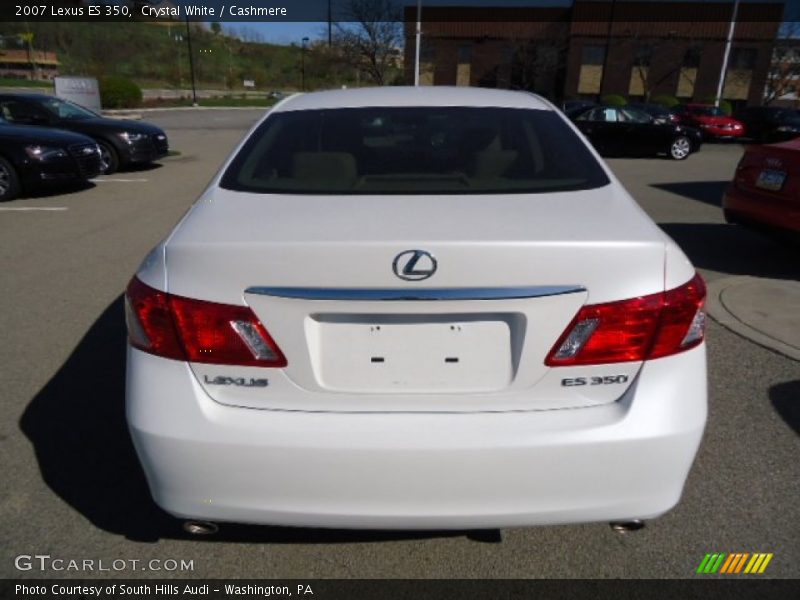 Crystal White / Cashmere 2007 Lexus ES 350