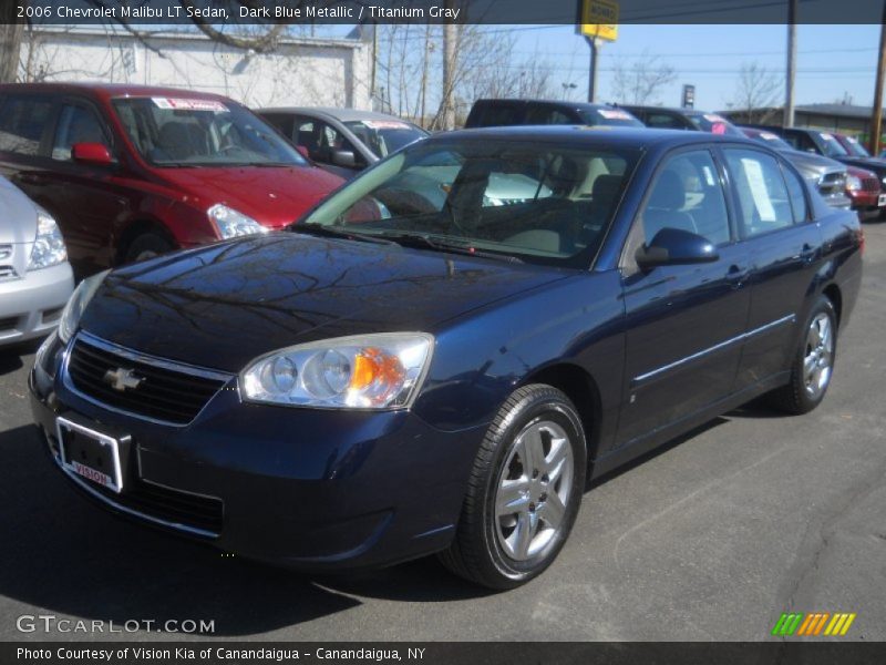 Dark Blue Metallic / Titanium Gray 2006 Chevrolet Malibu LT Sedan