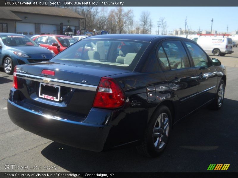 Dark Blue Metallic / Titanium Gray 2006 Chevrolet Malibu LT Sedan