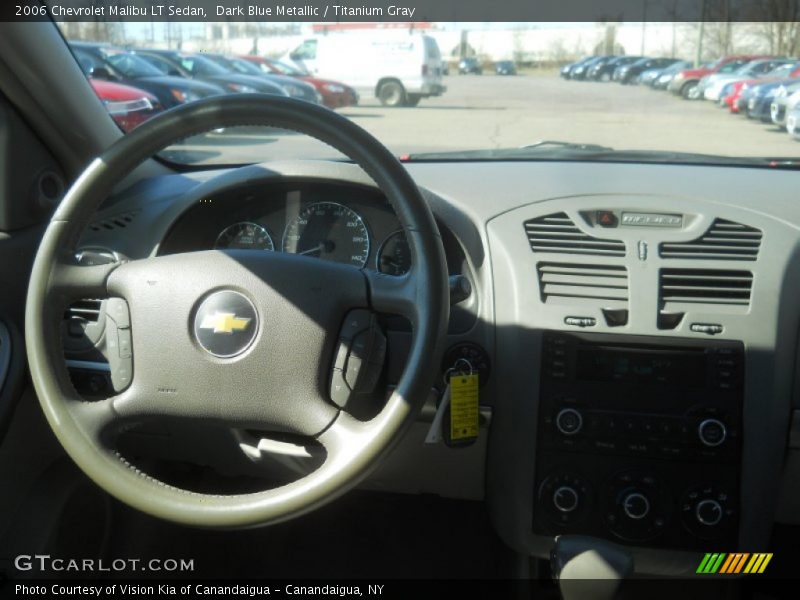 Dark Blue Metallic / Titanium Gray 2006 Chevrolet Malibu LT Sedan