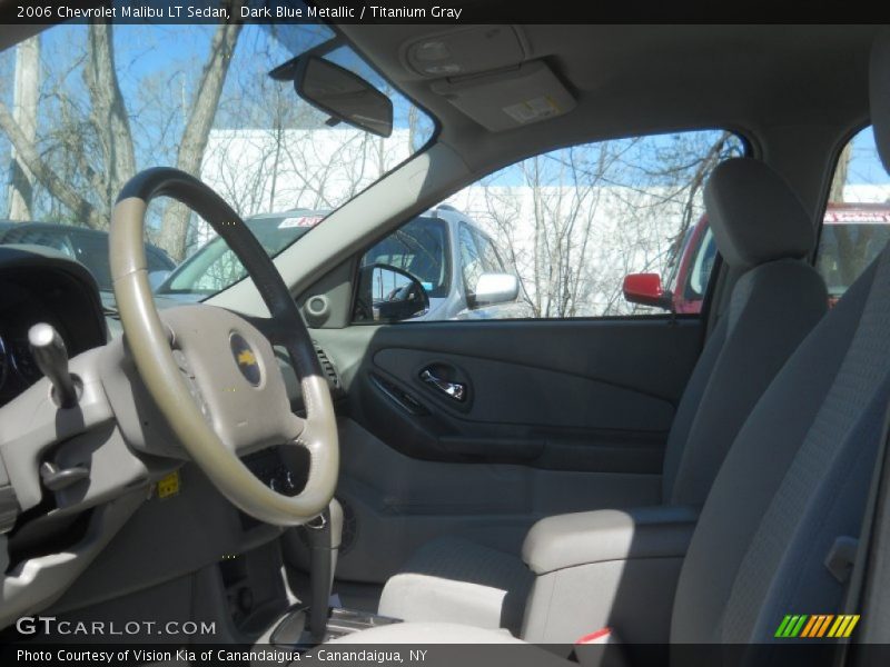 Dark Blue Metallic / Titanium Gray 2006 Chevrolet Malibu LT Sedan