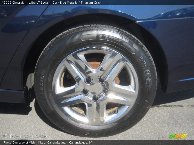 Dark Blue Metallic / Titanium Gray 2006 Chevrolet Malibu LT Sedan