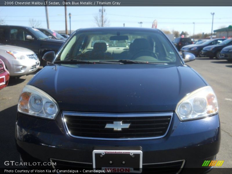Dark Blue Metallic / Titanium Gray 2006 Chevrolet Malibu LT Sedan