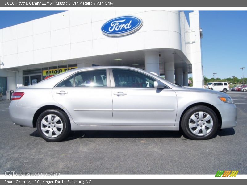 Classic Silver Metallic / Ash Gray 2010 Toyota Camry LE V6
