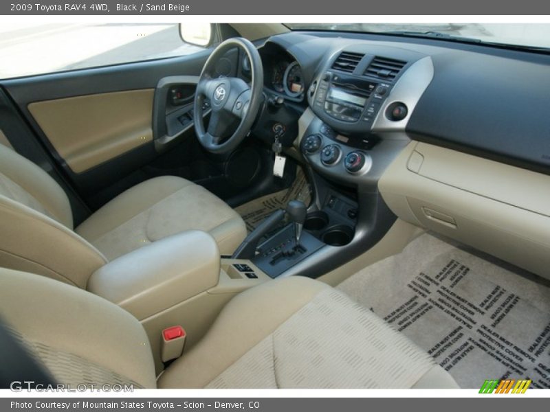 Black / Sand Beige 2009 Toyota RAV4 4WD